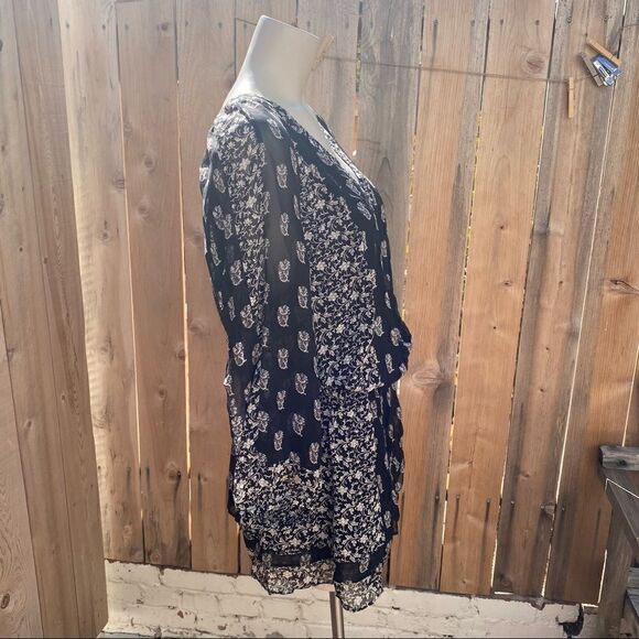 Joie Kessler Printed Silk Dress size medium - Picture 5 of 13